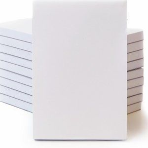 10 MEMO PADS  | Ten  3" x 5", Unruled pads | 100 Sheets | White | Unruled | Home